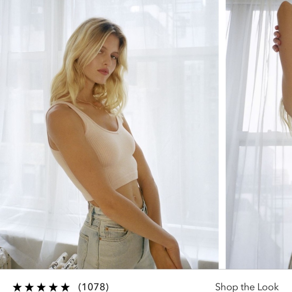 Uo Out From Under Drew Seamless Ribbed Bra Top
